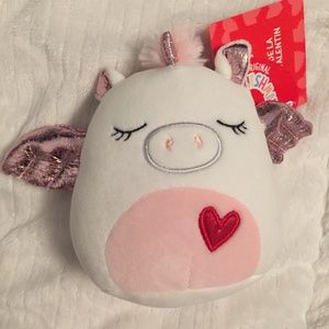 New Squishmallows Raquel Unicorn Pegacorn 5" Valentine's Day Plush
